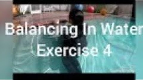Swimming Lessons For Adults. Strength Exercise For Balancing In Water. Exercise 4