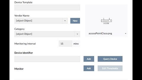 How to create a new device template and monitor in OpManager?