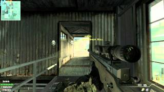 Call of Duty - Modern Warfare 3 (COD MW3) Sniper sync & Gameplay test (HD)