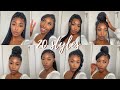 20 WAYS TO STYLE KNOTLESS BOX BRAIDS (EASY)| Tosin Tee