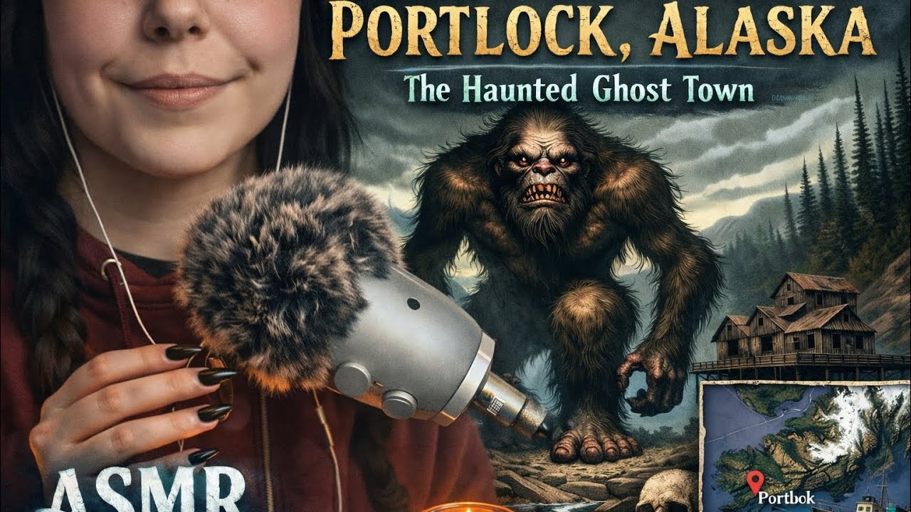 👹 The Bigfoot of Alaska! Alaska’s Ghost Town; Portlock 👻 True Crime ASMR #whisper #asmr 