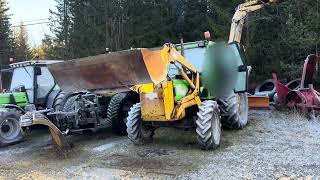 1981 Hymas 6807C Traktorgraver M Skuffer.