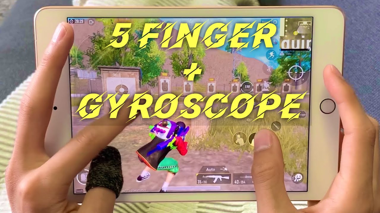 iPad Mini 5 HANDCAM | 5 Finger + Gyroscope | PUBG MOBILE - YouTube