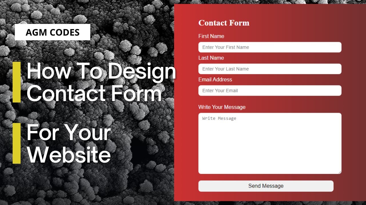 How To Design Contact Form In HTML CSS For Your Website | NCS Music ...