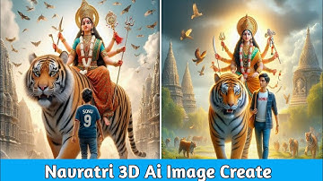 Chaitra Navratri 3D Ai Image Creator | Bing Image Creator Navratri | Ai Photo Editing
