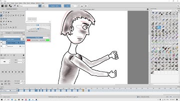 Krita 4.2 - how to copy and paste  selected items - tutorial EN