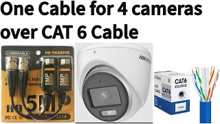 Connect CCTV Camera using Cat6 cable