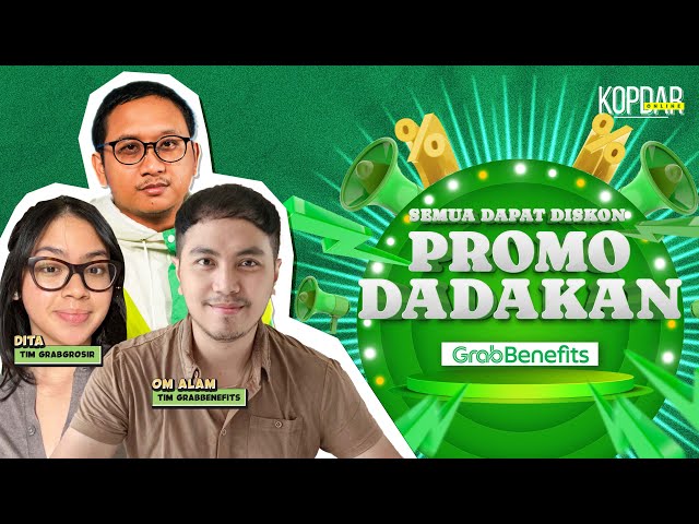 Kopdar Online - Semua Dapat Diskon! Promo Dadakan GrabBenefits class=