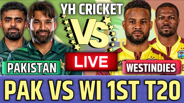 LIVE: Pakistan vs West Indies Live- 1st t20 | Pak vs Wi Live Scores & Commentary