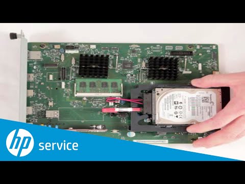 Replace the Hard Disk Drive | HP Color LaserJet Enterprise M651 and MFP M680 Printers | HP Support