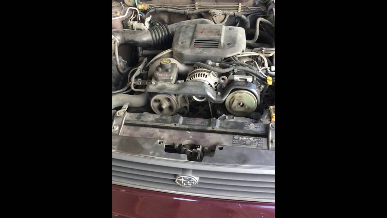 Subaru Legacy 1992 engine - YouTube