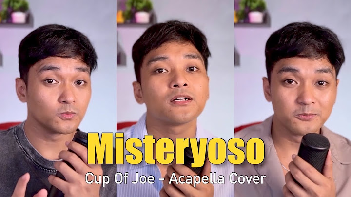 Justin Taller - Misteryoso (Cup Of Joe Acapella Cover)