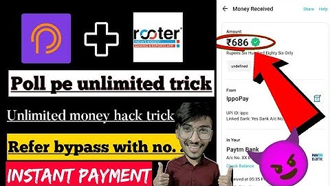 🔥 Pollpe app coin Hack || Poll pay UNLIMITED COINS HACK TRICK || Unlimited refer bypass hack trick |