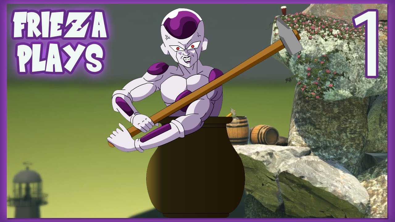 Давайте поднимемся на Rage Climb, ребята! Frieza играет в «Teaching Over It 1»!