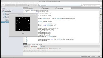 C# Create a Watch Clock in MonoDevelop - Part 3