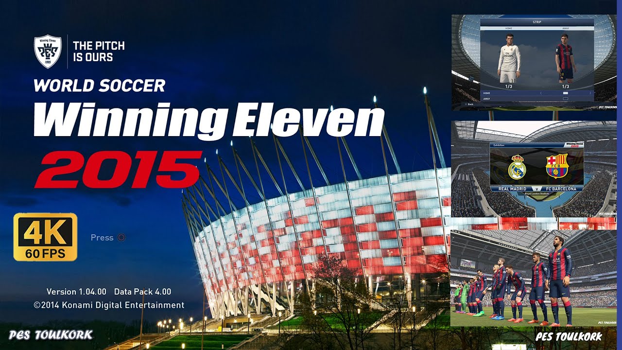 I Play Pes15 Winning Eleven 15 In 22 Ps4 Pro Gameplay 4k 1 Youtube