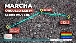 Todo listo para la Marcha del Orgullo LGBT+ 2026 en la Ciudad de México | Noticias con Crystal