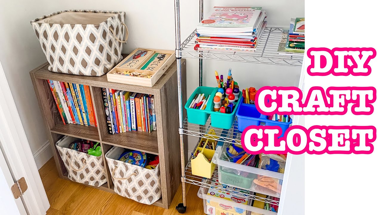 How to De-clutter My Craft Closet Craft Room Storage Ideas Diy. How to  Declutter My Craft Closet, Garage, or Toys 