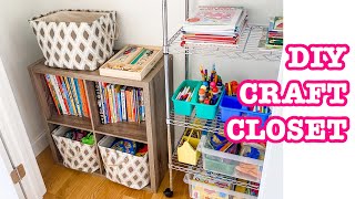 Come along for another "organize with me"! this time i'm transforming
my main floor coat closet into a functional craft and toy storage
closet! *storage cubb...