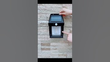 Đèn năng lượng mặt trời cảm biến gắn tường