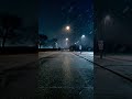 just something about snow falling and street lights #aesthetic #nostalgia