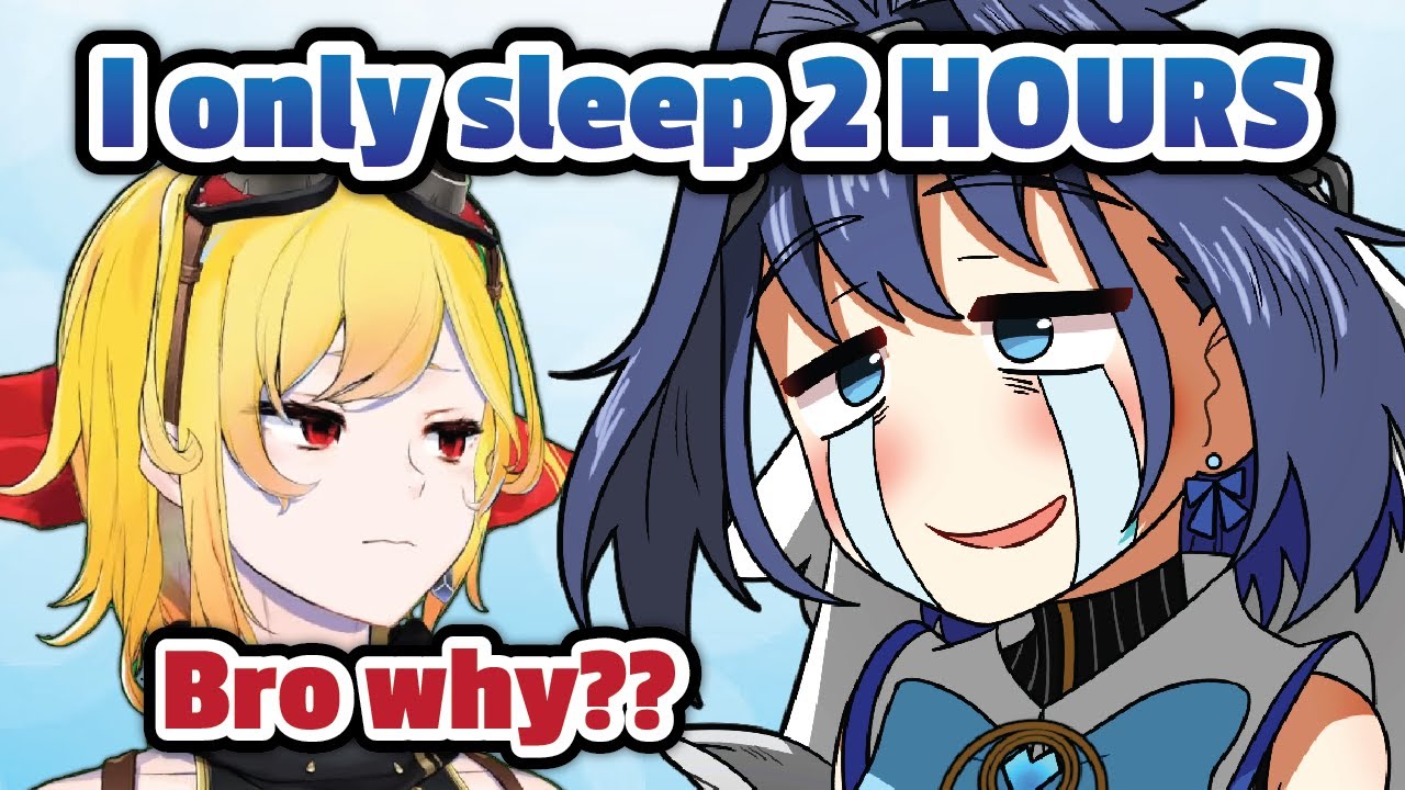 When Kronii told Kaela that she only sleep for 2 hours