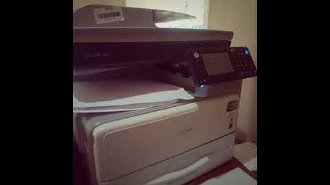 duplex Paper jam on Ricoh mp301