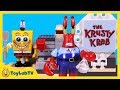 SpongeBob SquarePants Toys with Mega Bloks Krusty Krab Playset & Krabby Patty Launcher