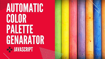 JavaScript Project for Beginners | How to create Automatic Color Palette Generator