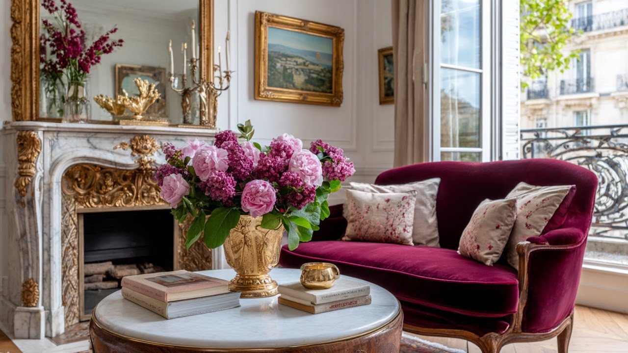 Очаровательные парижские небольшие квартиры в соответствии с тенденциями роскошного дизайна малог...