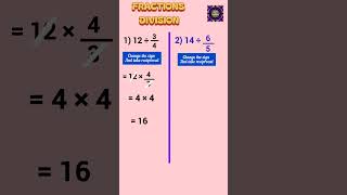Shorttricks to solve fraction division amazing👍 Mathematics challenge