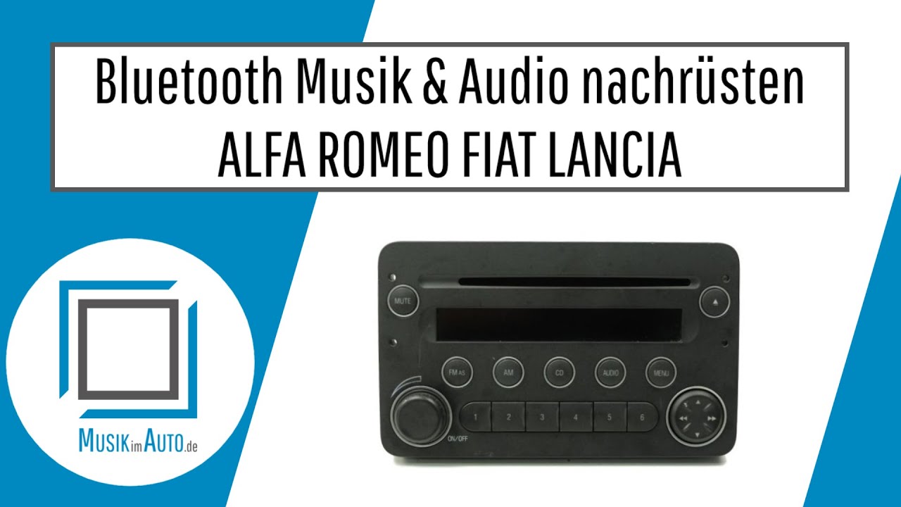 Bluetooth Musik & Audio nachrüsten ALFA ROMEO FIAT LANCIA 