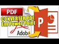 Como Converter PDF Para Power Point Sem Precisar Instalar Programas