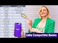 🟣 What BANKS does ZELLE Work with? | These are the Banks affiliated and Compatible with Zelle