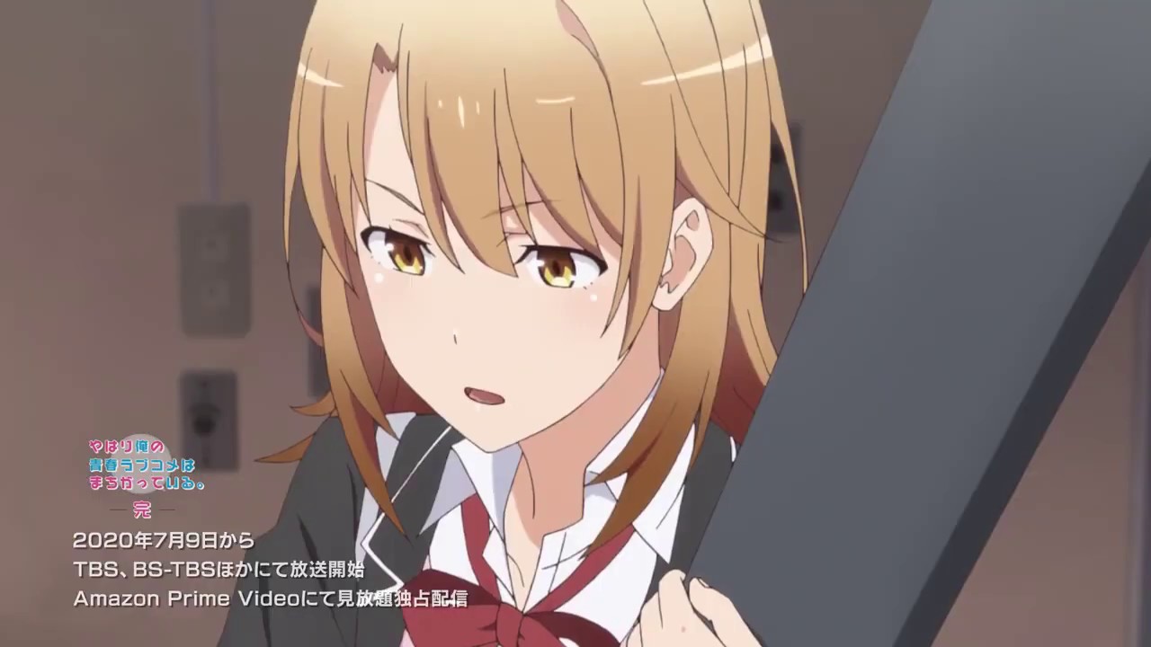 3º Temporada de OreGairu ganha novo vídeo promocional - AnimeNew