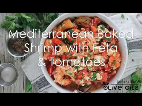 Mediterranean Baked Shrimp with Feta & Tomatoes