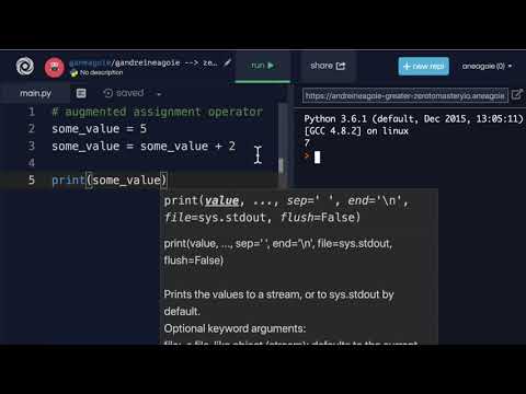 3 10  Augmented Assignment Operator