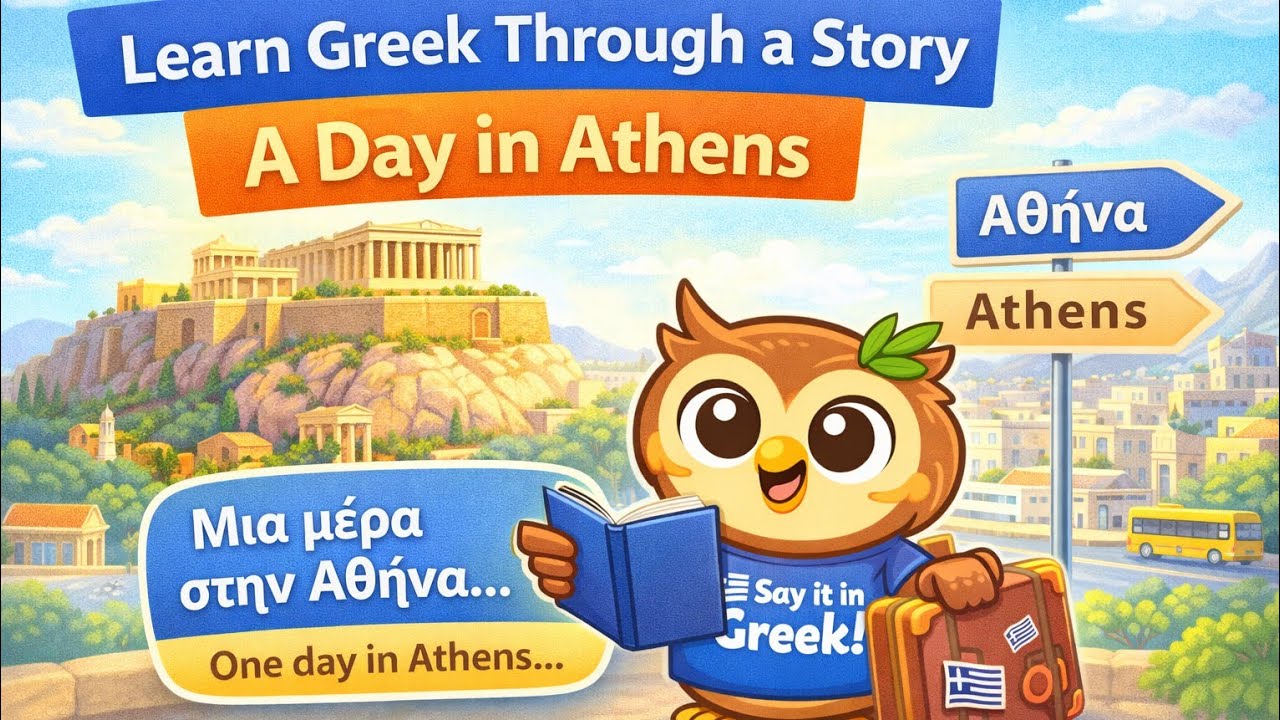 Learn Greek Through a Story | A Day in Athens