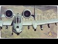 Fairchild-Republic A-10 Thunderbolt II y su potente cañón aerotransportado