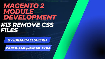 Magento 2  - Module Development #13 remove css and js files