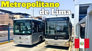 Recorriendo TODO el METROPOLITANO de Lima,  Perú 🇵🇪🚍🛣️🌆 