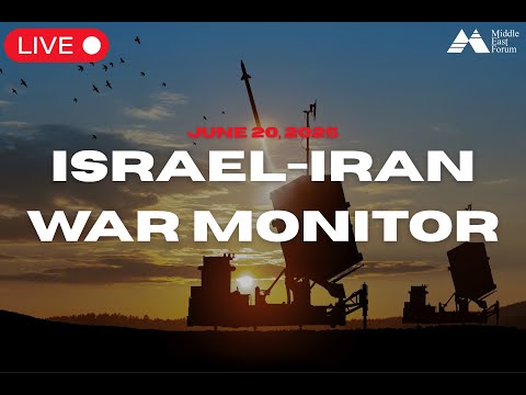 Watch MEF Iran-Israel War Monitor - June 20, 2025 on YouTube