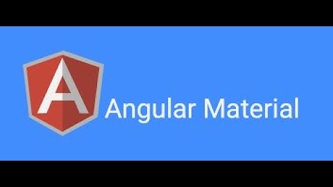 Creating a login page in Angular Material (Part 1 of 2)