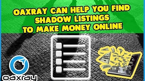OAXray can help you find Shadow Listings to make money online using online arbitrage with amazon fba