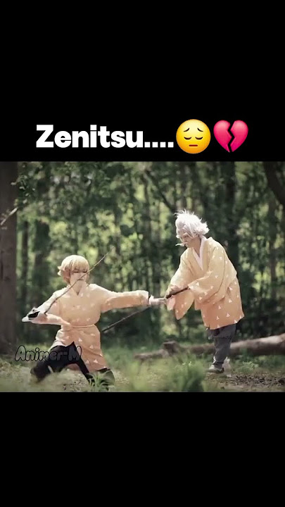 Zenitsu sad Backstory😔💔cosplay form#demonslayer#kimetsunoyaiba#fy#cosplay#zenitsu#foryou#fyp#fypシ゚v