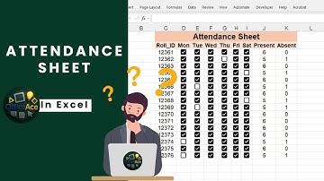 🔥 Stop Wasting Time! Make This Smart Attendance Sheet in Excel (Step by Step)