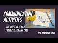 A present perfect speaking activity from ELT-Training