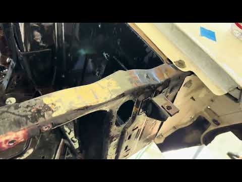 Bill’s 1969 Mercury Cougar XR7 Convertible – Engine bay is clean, ready to mask & paint in morning