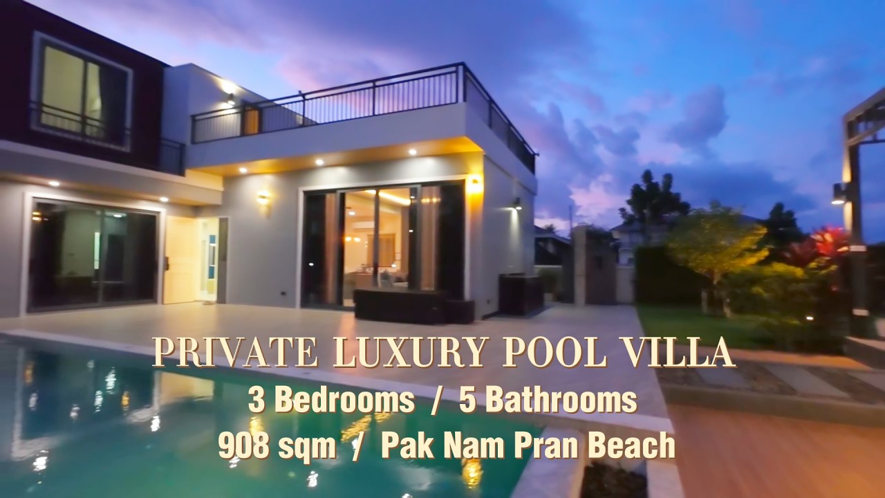 A Private Luxury Pool Villa -  Designed for a Life Well LivedPak Nam Pran Beach, Pranburi ✨