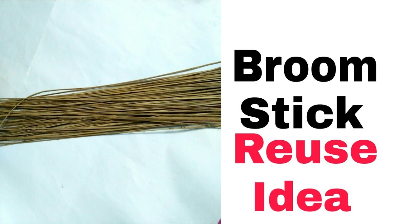 3 creative Broom stick craft/Broom stick craft/coconut Broom stick craft YouTube